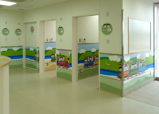 神戸こども初期急病センター待合室